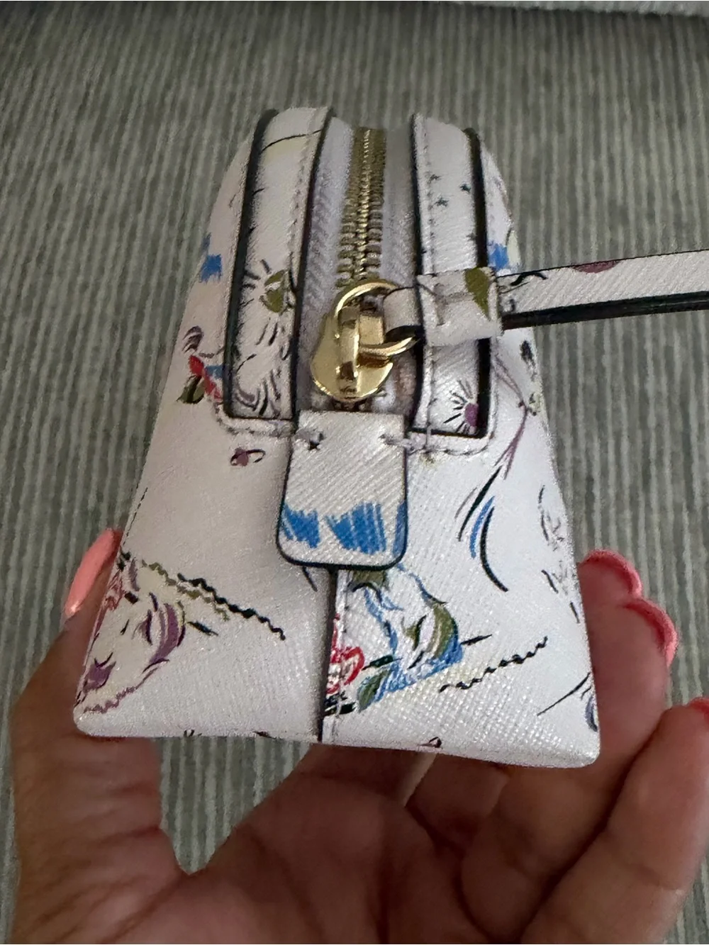 Tory burch poetry of things art print cosmetic pouch NWOT